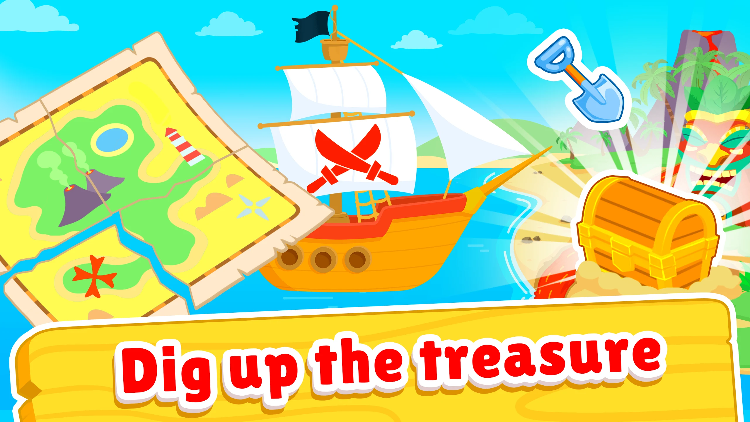 Pirate ship. Awesome sea games screenshot